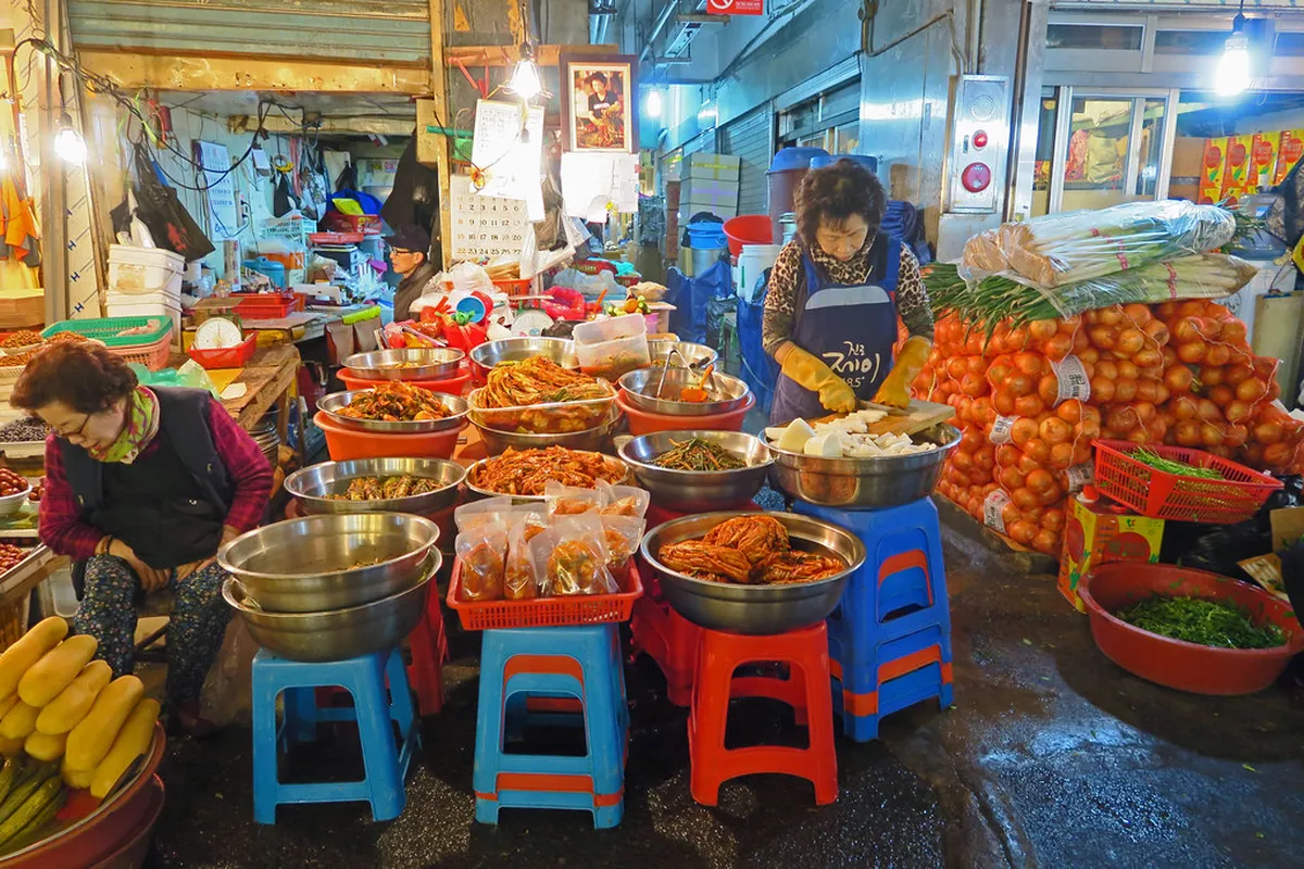 Gwangjang Market in Seoul